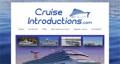 Desktop Screenshot of cruiseintroductions.com
